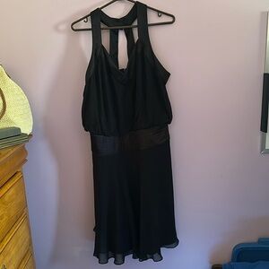 Bandolino 100%silk Black Stunning Dress